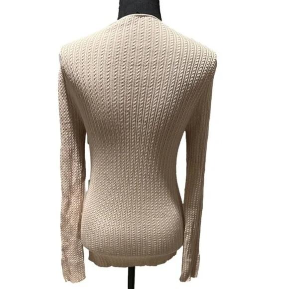 T Tahari Tan Knit Sweater – Cozy Classic - Picture 8 of 9